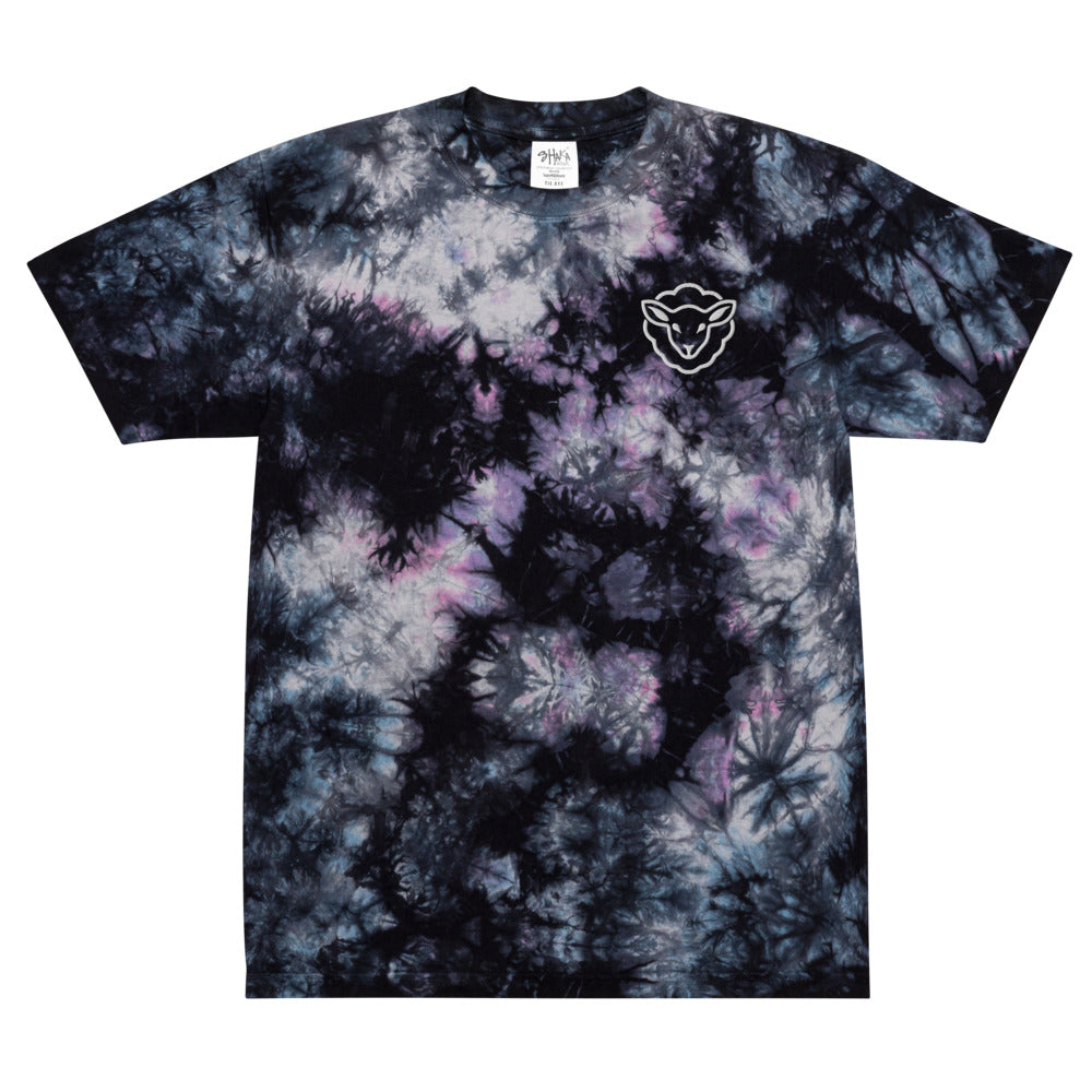 LambOnDaRun Oversized tie-dye t-shirt