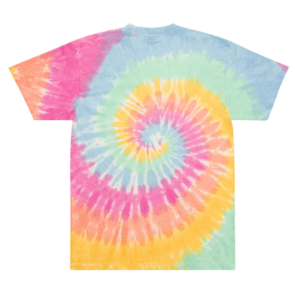 LambOnDaRun Oversized tie-dye t-shirt