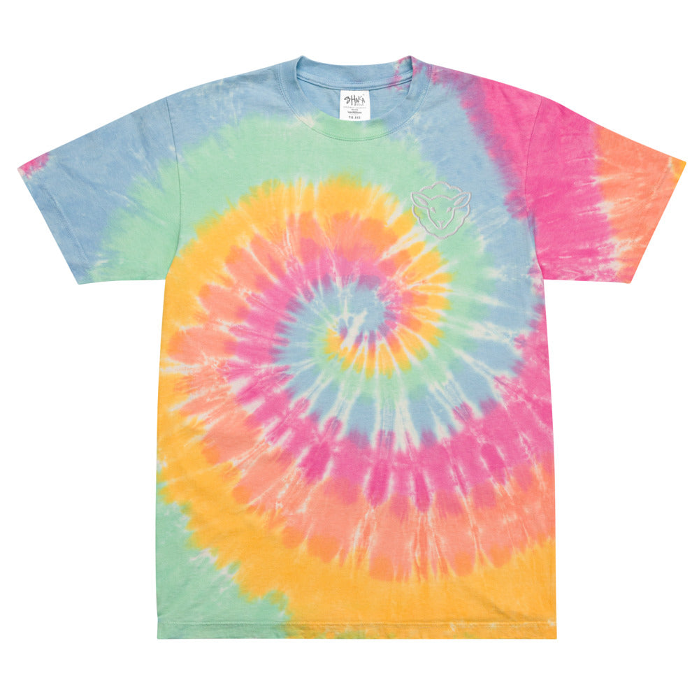 LambOnDaRun Oversized tie-dye t-shirt