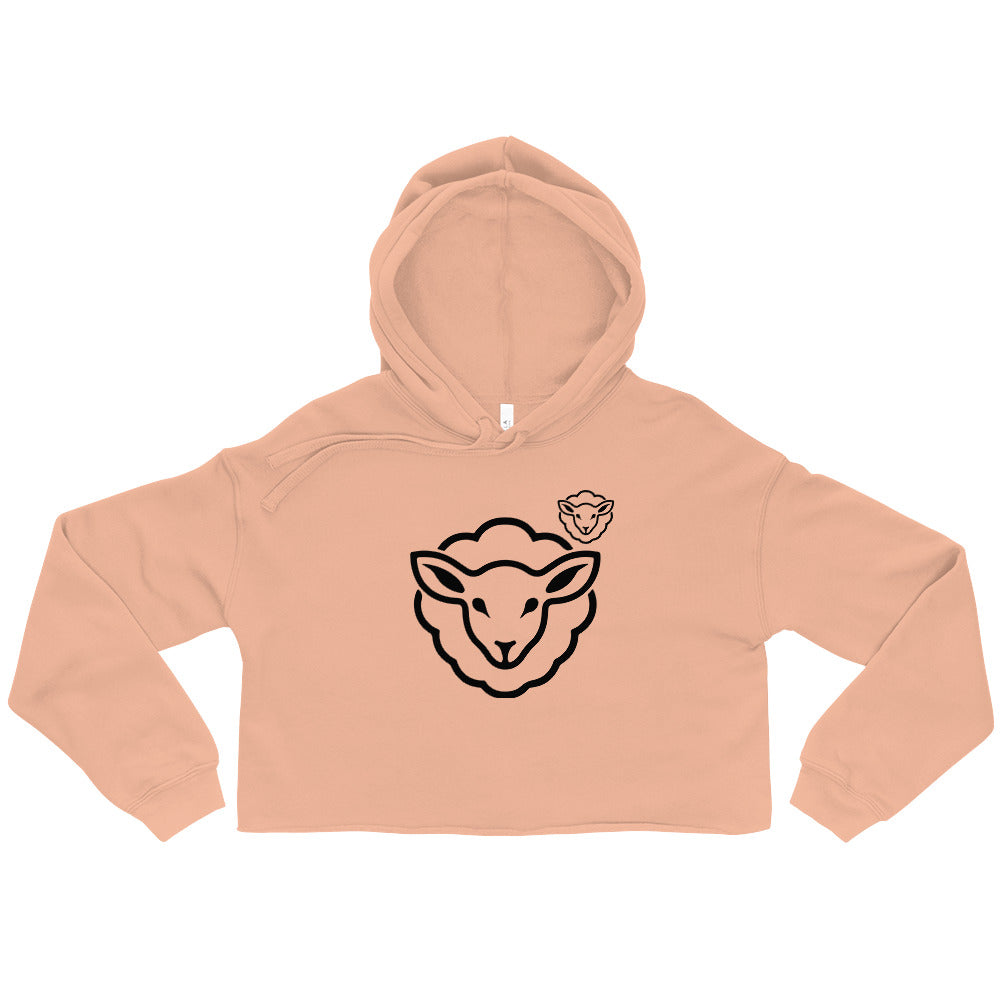 LambOnDaRun Crop Hoodie