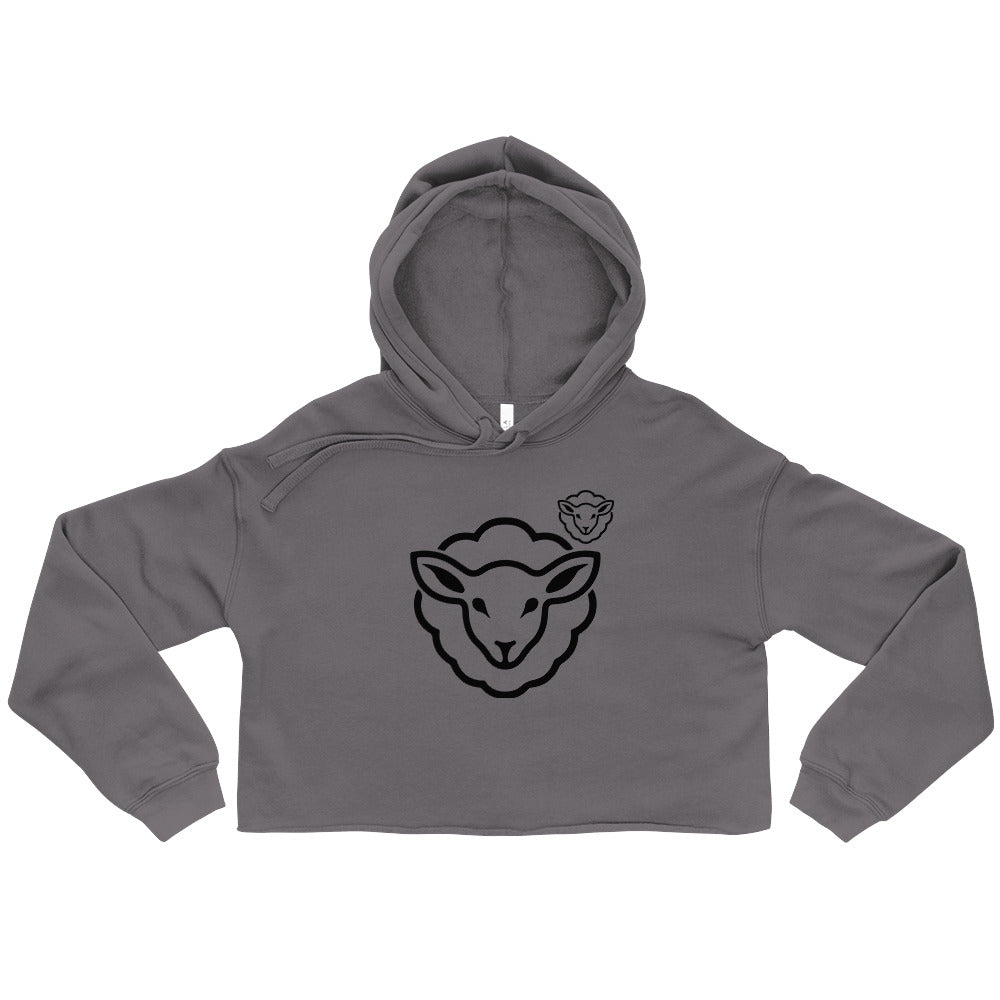 LambOnDaRun Crop Hoodie